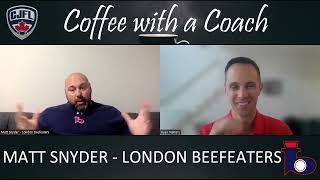 CJFL Coffee With a Coach  Matt Snyder [upl. by Rooney337]