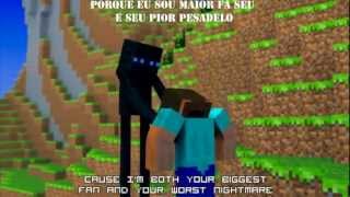 Like An Enderman  Gangnam Style Minecraft Paródia Legenda PTBR [upl. by Feodore]