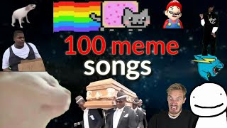 100 meme songs with real names [upl. by Blas942]