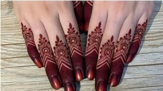 finger tip mehndi design finger tip mehndi ideas fingertipmehndi fingertipmehndinewdesign [upl. by Nyrrad352]