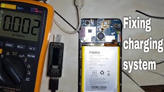 How to test and fix Android smartphone charging system using Multimeter and current meter [upl. by Phelia]