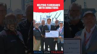 Ron DeSantis Helping Floridians with Donations usa news politics DeSantis Florida [upl. by Roberts819]