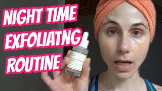 Vlog Night time exfoliating routine amp Azelaic Acid Dr Dray [upl. by Enomys]