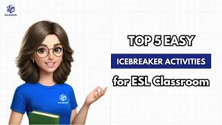 Top 5 Easy Icebreaker Activities  First day of class activity for ESL Classroom [upl. by Arinayed]