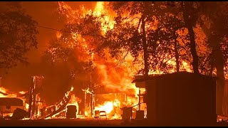 Californias largest wildfire explodes in size as fires rage across US West [upl. by Claretta]