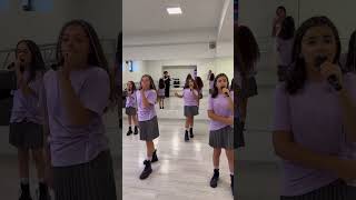 Yan Girls 🇦🇲 JESC 2023  Revolting Children from Matilda the Musical [upl. by Dorahs]