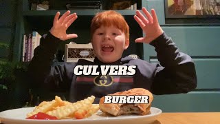 Culver’s Burgers Mukbang [upl. by Aciret]