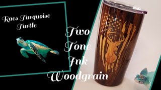 Woodgrain Tumbler Tutorial inkweek 2021 [upl. by Acinelav139]