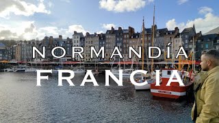 NORMANDÍA Francia Ruta IMPRESCINDIBLES Rouen Étretat Honfleur Caen Mont SaintMichel [upl. by Marie-Ann]