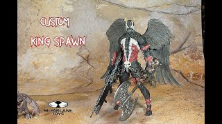 CUSTOM MCFARLANE TOYS KING SPAWN action figure review [upl. by Mozza]