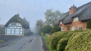 Early Morning Walk in a Small English Village  Kingston Lisle [upl. by Chapen]