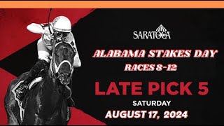 2024 Saratoga Saturday Late Pick 5  Horse Racing [upl. by Annaeel]