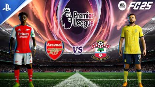 FC 25  Arsenal vs Southampton  Premier League 2425 Full Match [upl. by Willman526]