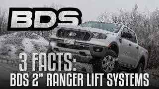 2quot Lift Kit  2019 Ford Ranger  3 FACTS [upl. by Meekah]