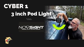 Novsight Cyber 1 3 Inch pod light review [upl. by Aihsile]