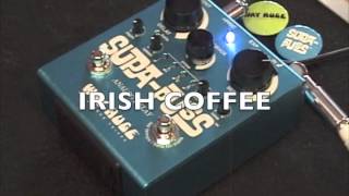 WAY HUGE SupaPuss analog delay factory suggested settings guitar effects pedal demo [upl. by Mela218]