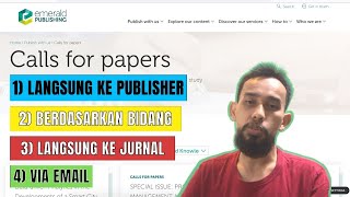 CARA MENEMUKAN CALL FOR PAPERS  SPECIAL ISSUE JURNAL  TIPS [upl. by Avihs]