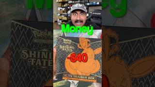 Making Money With Pokemon Cards  Shining Fates Elite Trainer Box [upl. by Idnerb]