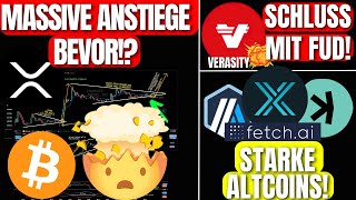 ⚠️XRP amp BTC VOR MASSIVEN ANSTIEGEN VERASITY ACHTUNG ARBITRUM FETCHAI KASPA IMX STARK [upl. by Atinwahs]