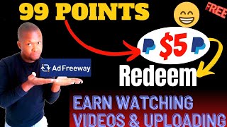 599 Points Redeem From AdFreeway  Make Money💰Online [upl. by Psyche]