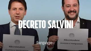 Decreto Salvini su sicurezza e immigrazione tutti i punti centrali spiegati in breve [upl. by Gingras834]