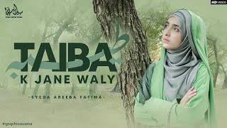 Heart Touching Naat  Taiba Ke Jaane Wale  Syeda Areeba Fatima  Official Video [upl. by Enniotna]