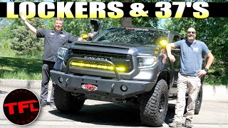 Is This The Best Toyota Tundra Overlander You Can Build This One Has Lockers 37s and TWO Winches [upl. by Damiani]