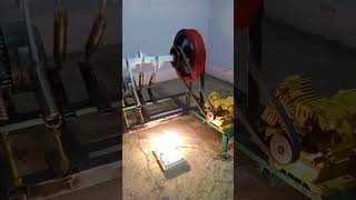 Flywheel Spring Machine Free Energy Generator with Spring Machine Complete Process [upl. by Haye251]