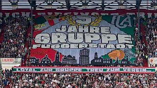 FC Augsburg Fans in WWK Arena  Bundesliga FC Ausburg gewinnt mit 31 gegen FC St Pauli quot150924quot [upl. by Bigelow]