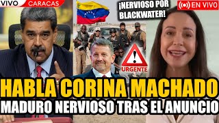 🔴URGENTE HABLA CORINA MACHADO CONTRA MADURO Y REVELA QUE ESTA ASUSTADO POR ERIK PRINCE  FRAN FIJAP [upl. by Jerad]