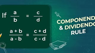 componendo and dividendo with Rules SSC RAILWAY [upl. by Eudo]