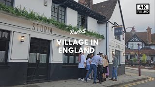 Radlett Village Drive 4K  ENGLAND [upl. by Stochmal]