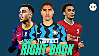 TOP 10 BEST RIGHT BACK IN FOOTBALL 2021 [upl. by Akinohs402]