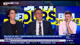 Bullshitomètre⛔ quotLes dettes publiques ninquiéteront pas les marchésquot Faux❌ répond François Monnier [upl. by Crispen]