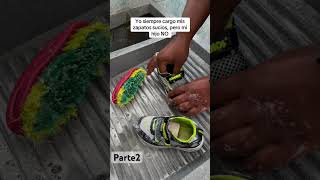 Lavando zapatos de mi hijo parte2 asmr cleaning asmrvideo parati clean shorts satisfying [upl. by Ottillia949]