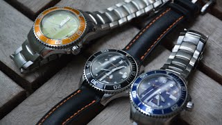 Vostok Amfibia Reef review of all 1st gen watches with 2416B movement [upl. by Ssur973]