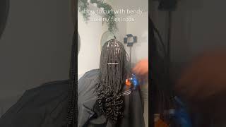 Knotless Box Braids  Curly Ends  How to use flexi rods  bendy rollers to curl hair  BRAIDED BY T [upl. by Einre]