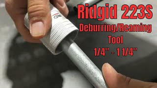 Ridgid 223S Stainless Steel Tubing DeburringReaming Tool [upl. by Natalia]