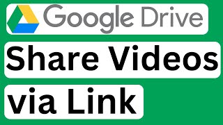 How to Share Videos from Google Drive via Link  Easy to Follow [upl. by Iney555]