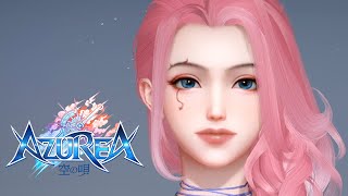 Azurea Song of the Sky Classes and Character Creation Gameplay Japan [upl. by Hogen]