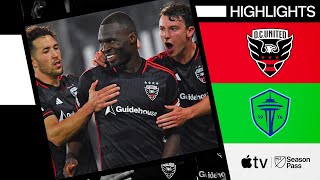 DC United vs Seattle Sounders  Full Match Highlights  April 27 2024 [upl. by Sert]