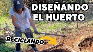 Planteando el NUEVO HUERTO con materiales RECICLADOS Vlog163 [upl. by Dazhehs]