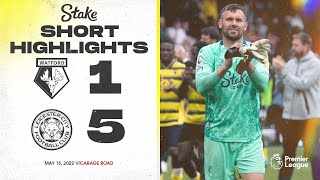 Watford 15 Leicester City  Premier League Highlights [upl. by Cornall]