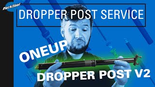 Servicing a OneUp Dropper Post  V2 [upl. by Airbma343]