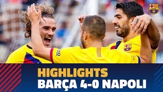 FC Barcelona – SCC Napoli 40 HIGHLIGHTS [upl. by Xenos]