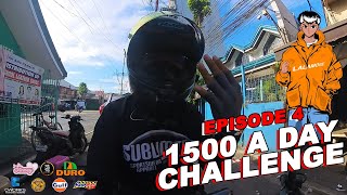 LALAMOVE 1500 A DAY CHALLENGE EPISODE 4 [upl. by Aerdnat]