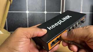 Keeplink 8 port 25G Ethernet switcher [upl. by Nayek]