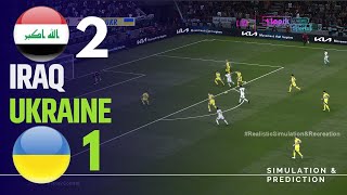 أهداف مباراة العراق 21 أوكرانيا محاكاة لعبة فيديو لأولمبياد باريس 2024 [upl. by Leunamesoj]