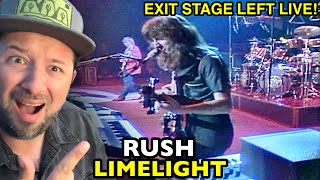 RUSH Limelight LIVE EXIT STAGE LEFT  REACTION [upl. by Errehs]